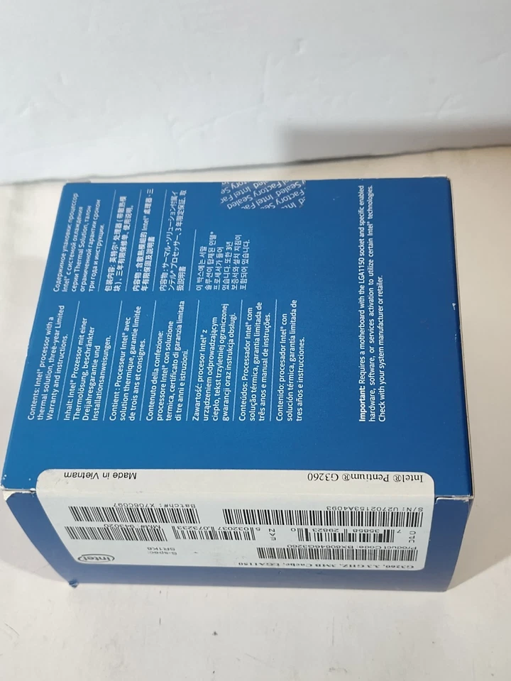 NEW Intel Pentium G3260 Dual-Core 3.3GHz LGA1150 BX80646G3260 Processor w/Cooler - Image 4 of 4