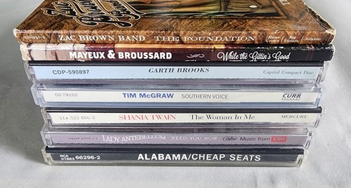 7 CD Country Lot Shania Twain , Alabama , Zac Brown , Tim McGraw & More - Picture 2 of 9