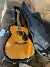 Vtg Harmony Sovereign H1203 Acoustic Flat-Top Guitar 1963 Pinless Natural w/Case