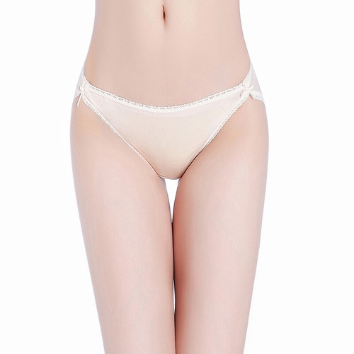 3 Pairs Silk Underwear Girls 12-18 Years Silk Panties 100% Silk Briefs Bow Tie - Picture 3 of 30