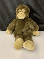 Build a Bear Smiley Brown Monkey 18" Plush Stuffed Toy BAB Z6