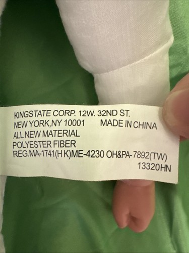 Kingstate Weichkörper Baby Puppe realistische Augen echte Wimpern 17 Zoll Top Zustand!! - Bild 11 von 12