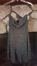 Women's Dress Size 4 American Eagle Outfitters Cute Strapless Navy Blue Cruise