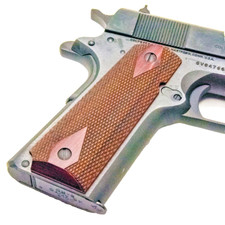 COLT 1911 Solid Rosewood Double Diamonds - AMBI Cut Grips