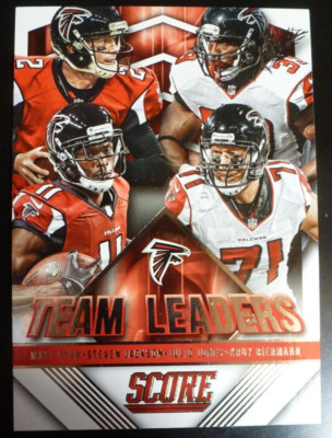 2015 Score Team Leaders Matt Ryan Julio Jones, #23, Atlanta Falcons NM/M