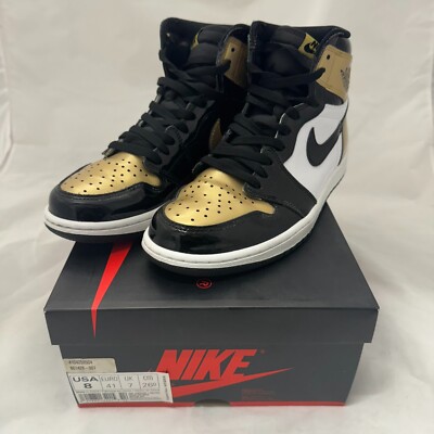 gold toe nikes