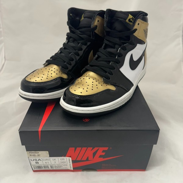 Nike Air Jordan 1 High OG NRG Gold Toe Size US 8