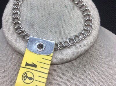 Vintage Sterling Silver 925 Chain Bracelet 6.5