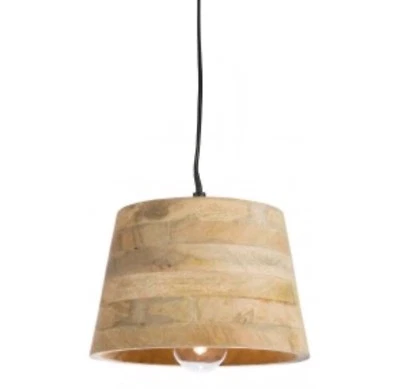 small mango wood pendant