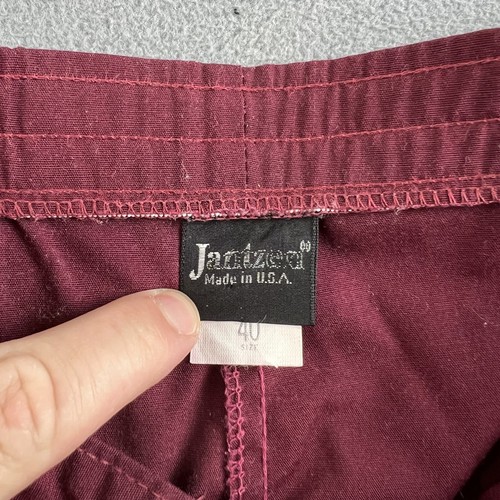 Pantalones Cortos Jantzen Para Hombres 40 Rojo Borgoña De Colección Board Boatting Tenis 2.5” Entrepierna Años 70 - Imagen 10 de 15