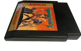 Gauntlet NES Tengen Cartridge and Manual In Clear Case  (1985)