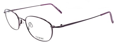 Flexon 601 505 Eyeglasses Frames Plum 52-19-145 Flexible Titanium