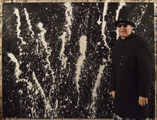 Mark Little original￼, Painting 81” X 62” Extra Large,Abstract,Action￼,PopXL