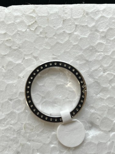 LADIES 14KW GOLD BEAD SET DIAMOND BEZEL FOR ROLEX DATE, DATEJUST, PRESIDENT 26M - Picture 2 of 3
