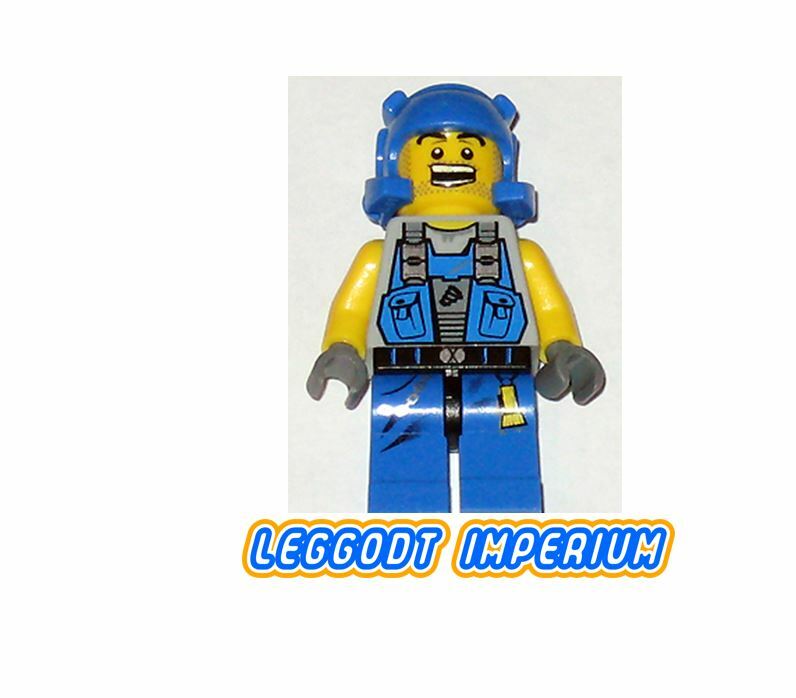 Lego Power Miners Minifigures - Brains Doc Duke Engineer Rex