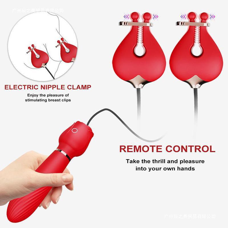 Nipple Toy Clamps Vibrating Breast Clamps Stimulator Massager Vibrator Sex  Toys | eBay