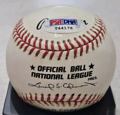 Warren Spahn Johnny Sain Pray for Rain Autographed ONL Baseball Braves PSA COA - Picture 2 of 7
