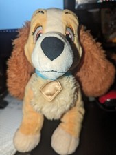 Disney Store Lady And The Tramp Plush Toy Stuffed Animal Original Collection 12