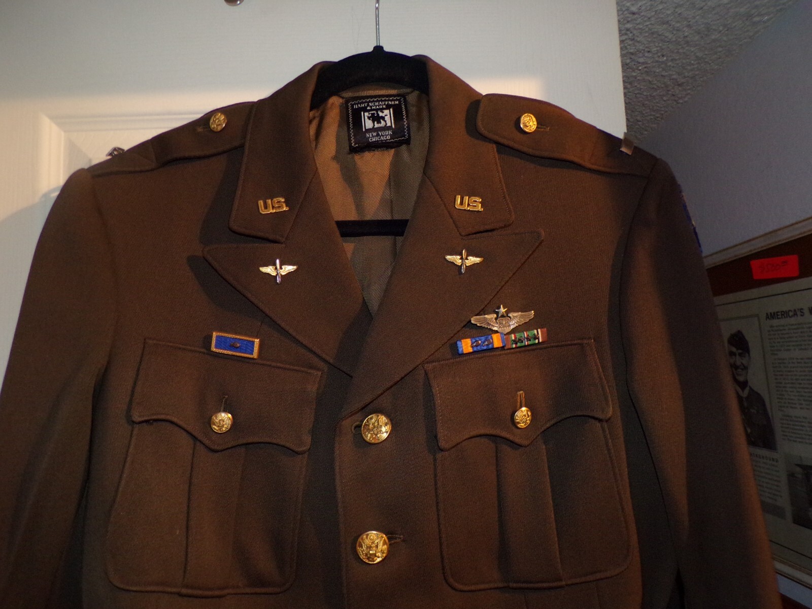 WW2/USAAF/Original/Aviation Officer Jacket/Mgf.Hart S… Gem