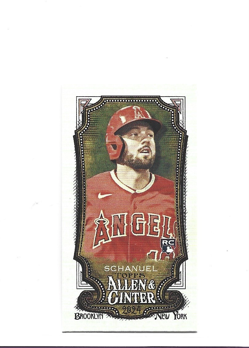 Nolan Schanuel 2024 Topps Allen & Ginter Mini Rookie #88 - Angels