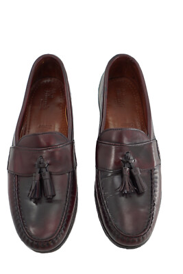 Allen Edmonds Men Stowe Tassle Loafers Leather Brown Shoes  display picture 1