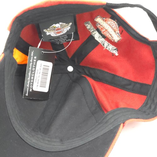 Harley Davidson Motorcycles Strapback Hat Since 1903 Tricolor Twill Cap NWT - Picture 9 of 12