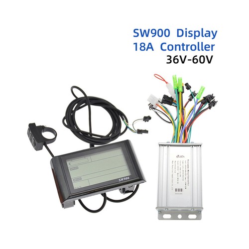 E-Bike 18A Smart Brushless Motor Controller+LCD Display 36V/48V/60V 350-450W - Picture 28 of 30