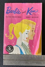 Vintage Barbie and Ken Wardrobe Fashion Booklet 1961 Pink Catalog 8AC