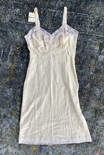 Vintage Deadstock NWT Lingerie Sleep Dress Nylon & Lace Size 36 Made In USA