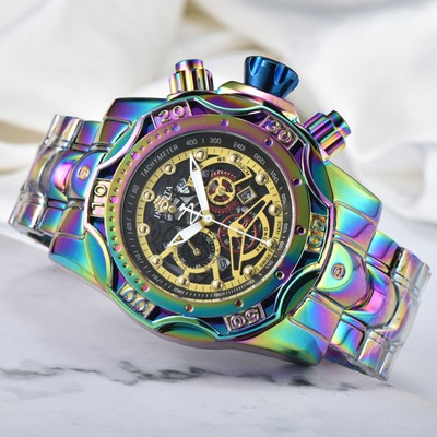 Large Dial Steel Strap Sports Men's Watch Tough Quartz Watch