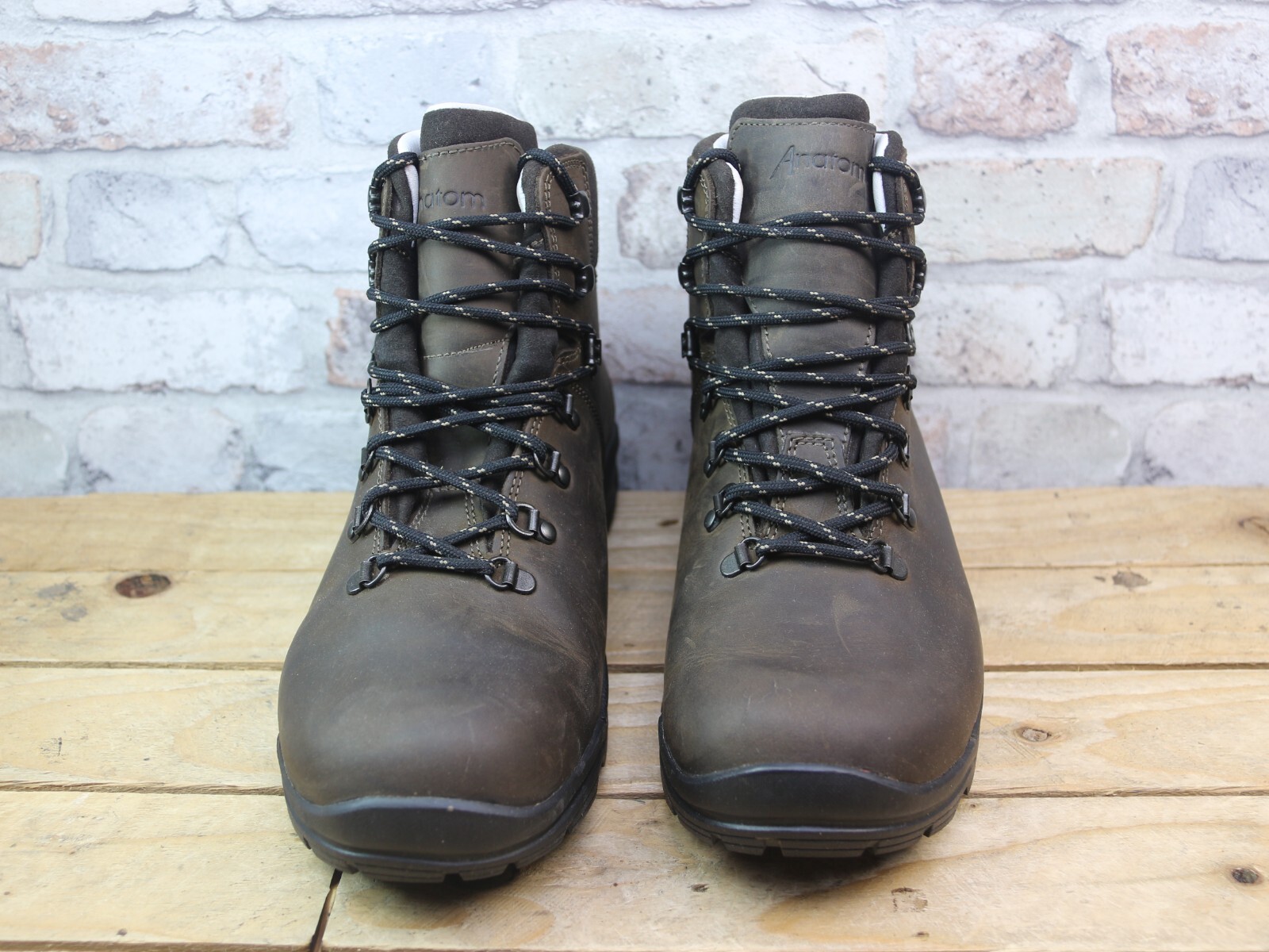 MENS ANATOM Q2 CLASSIC BROWN LEATHER HIKING WALKING MOUNTAIN BOOTS UK