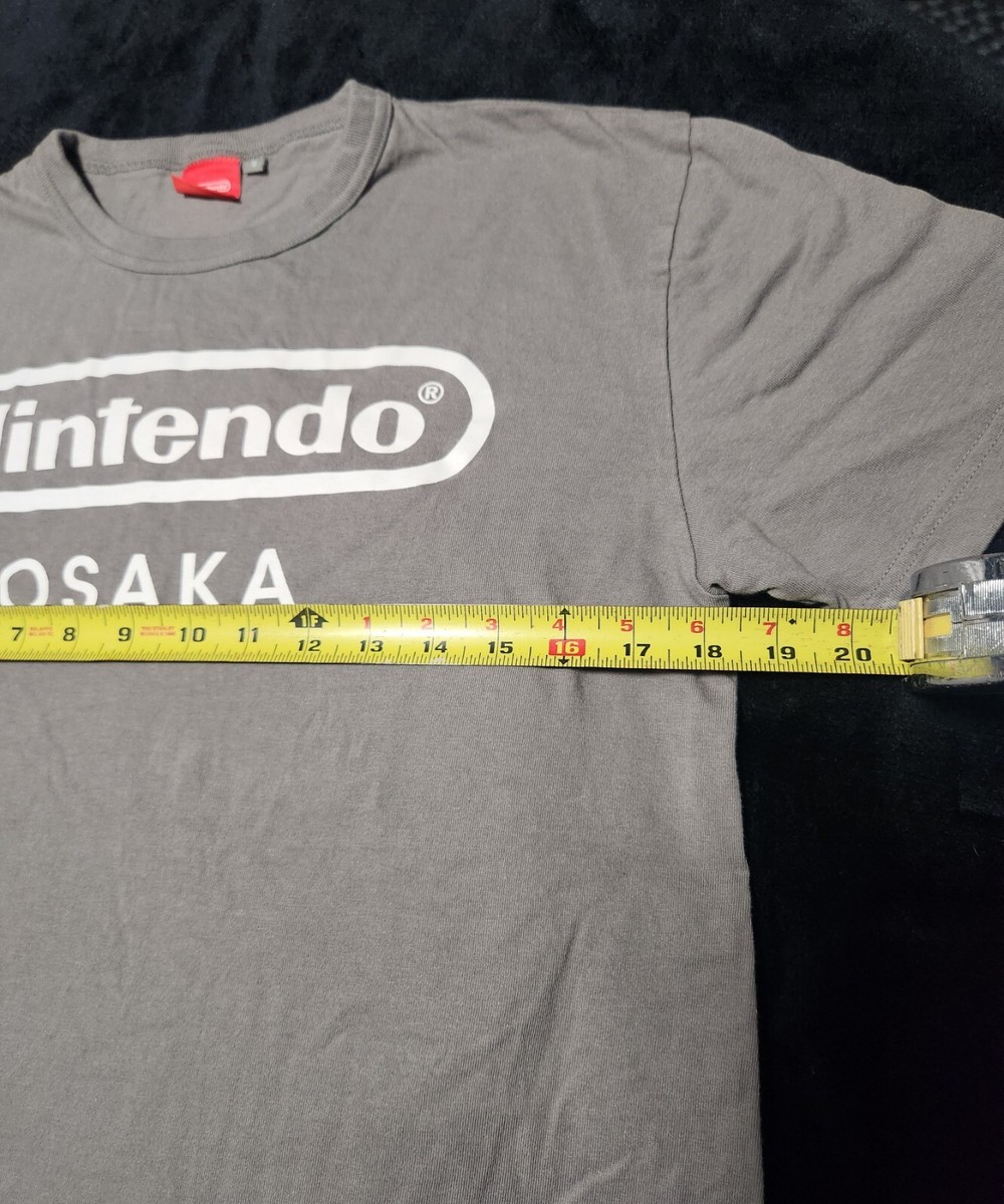 NINTENDO Osaka Limited Logo T-shirt Gray Osaka Japan | eBay