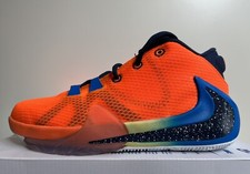Nike Freak 1 (GS) Size 4Y / Women's 5.5 Total Orange Midnight Navy BQ5633-800 
