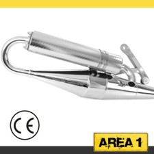 Sports Exhaust Tecnigas Next-R Gilera DNA 50, Italjet Torpedo 50 2T (Chrome/50cc)