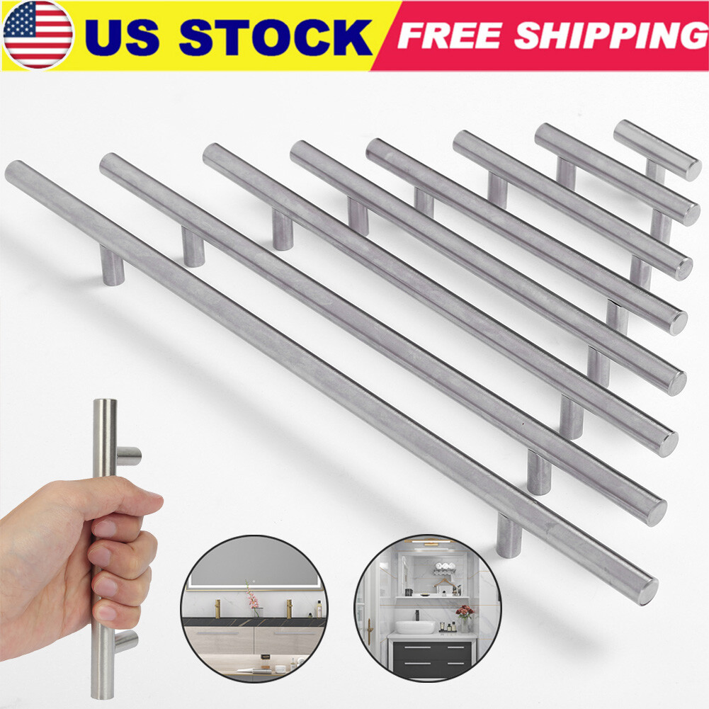 Kitchen Cabinet Pulls Stainless Steel Drawer T Bar Handles