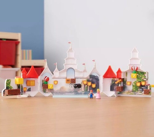 Nintendo Super Mario Bros Movie Princess Peach Mushroom Kingdom Castle Playset - Bild 4 von 13