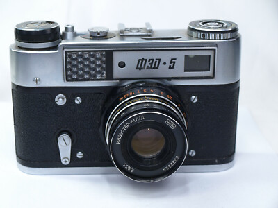 russische Kamera FED 5 mit Industar 61LD 2,8/55mm, funktioniert sehr gut