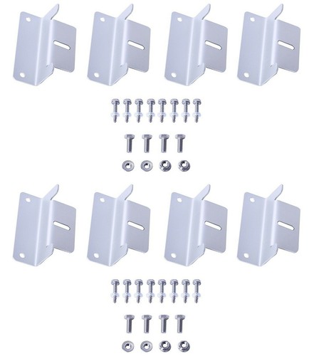 SET 2x Solarmodul Halterung Befestigung Aluminium Z Winkel Solar Modul Montage - Bild 1 von 4