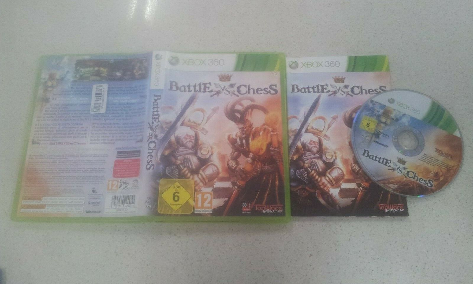 Battle vs. Chess Xbox 360 Game Used PAL Region