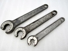 Vintage T.K.F. CAM-LOC 3/8" 9/16" 5/8" AC Service Wrenches USA