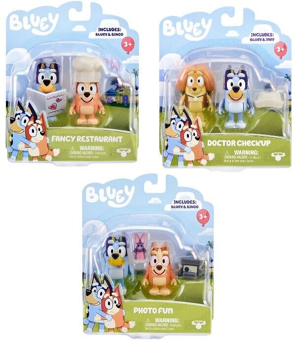 Bluey SEASON 4 - 2 pk Figurines, PHOTO FUN