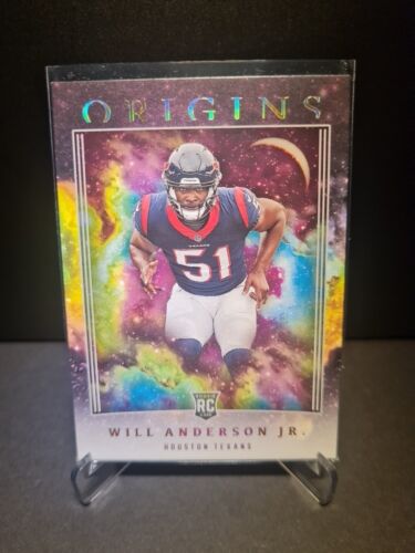 WILL ANDERSON JR. HOUSTON TEXANS NFL PANINI ORIGINS 2023 ROOKIE CARD CARD - Picture 1 of 2