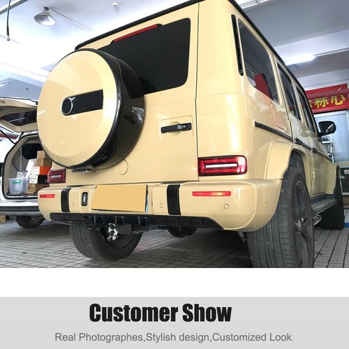 For Mercedes-Benz W463 W464 G63 2019-2024 Real Carbon Rear Bumper Diffuser Lip - Picture 3 of 14