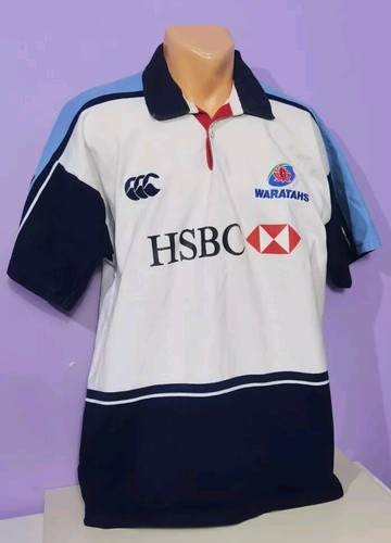 NSW Waratahs 2002 home shirt Super Rugby Union Canterbury Large VINTAGE VGC - Picture 3 of 15