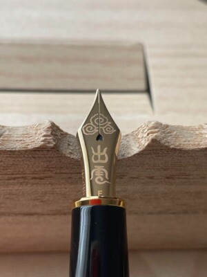 Platinum Füllfederhalter Izumo Bamboo Horizontal Meshwork Tiger Spots
