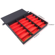 Sunglass storage box with 18 slots, suitable for many eyeglass display boxes