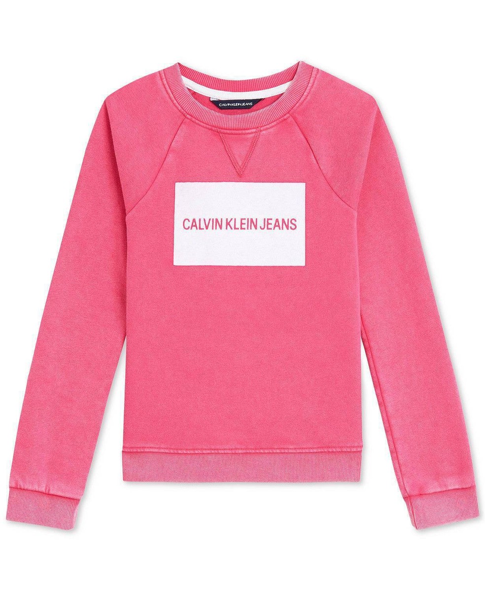 Calvin Klein Big Girls Logo Sweatshirt