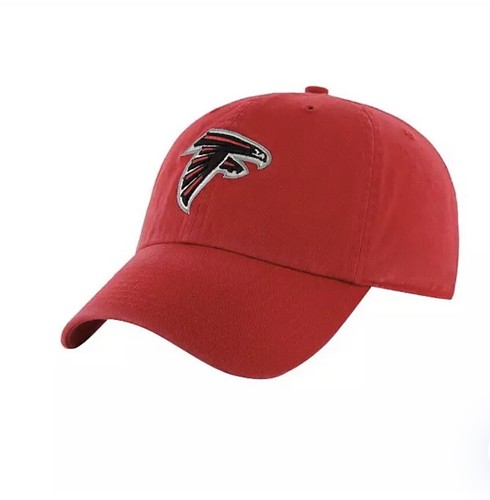 '47 Atlanta Falcons Clean Up Red Adjustable Strap Hat Dad Cap Unstructured NEW! - Picture 8 of 9