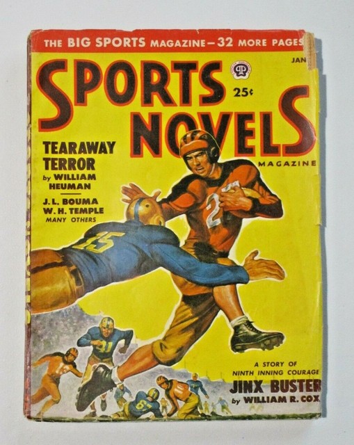 Vtg. SPORTS NOVELS Magazine January 1950 Pulp Paper Cover 6810 eBay