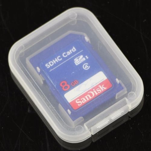 10 PIEZAS Transparente Estándar SD SDHC Estuche Soporte Caja Almacenamiento Cajas Nuevo - Imagen 6 de 12
